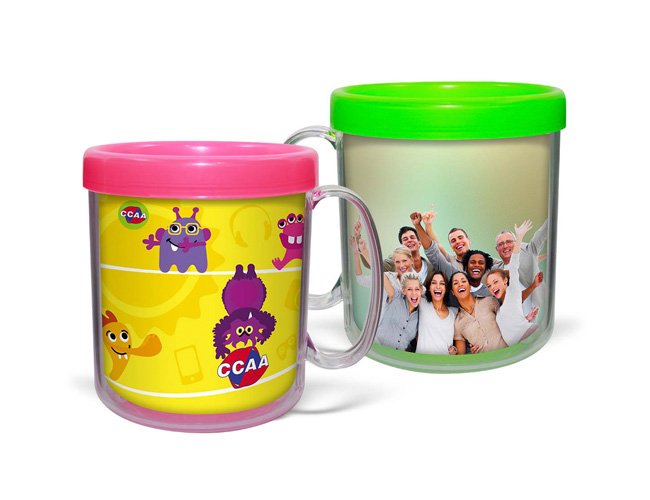 Caneca Trmica de Plstico 300 ml com Foto