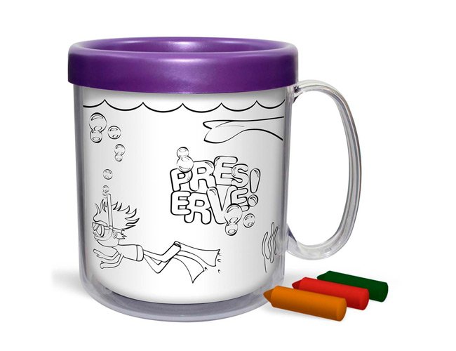 Caneca Trmica Infantil de Plstico 300 ml