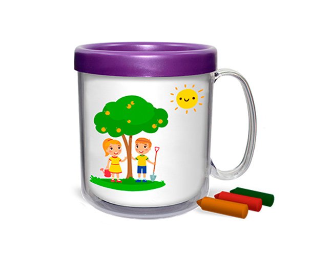 Caneca Trmica Infantil de Plstico 300 ml