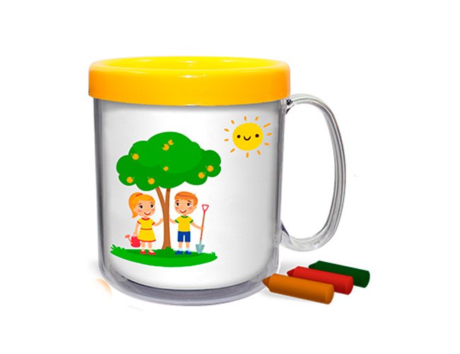 Caneca Trmica Infantil de Plstico 300 ml