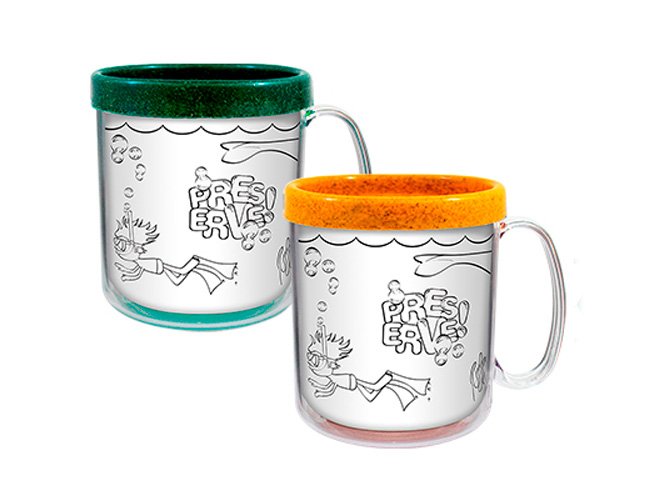 Caneca Trmica Infantil de Plstico 300 ml