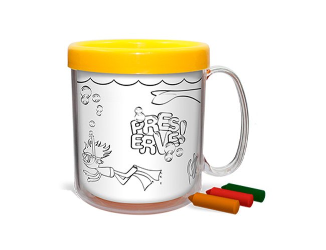 Caneca Trmica Infantil de Plstico 300 ml