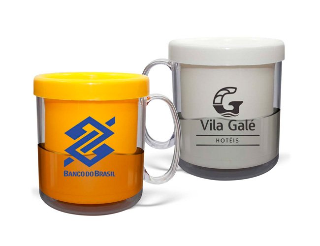 Caneca Trmica de Plstico 300 ml com Gel