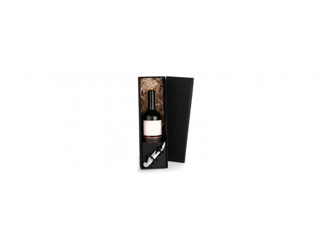 Abridor De Vinho Com Caixa Para Garrafa - No Acompanha Garrafa