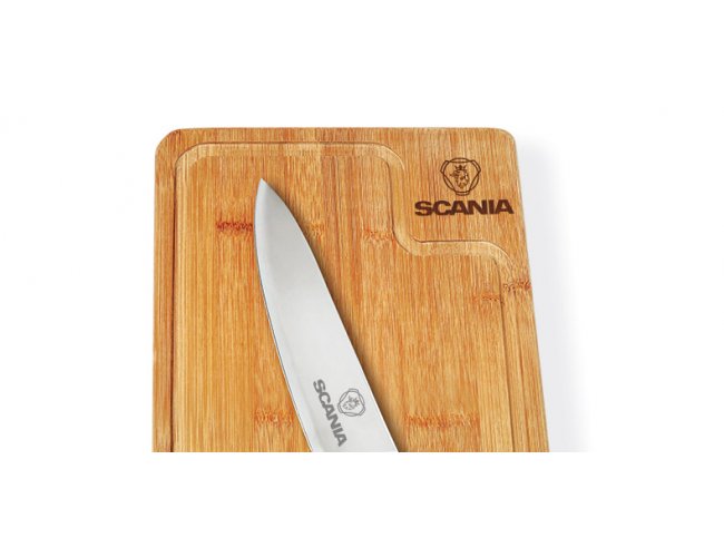 Conj. Para Churrasco Em Bambu / Madeira / Inox - 2 Ps