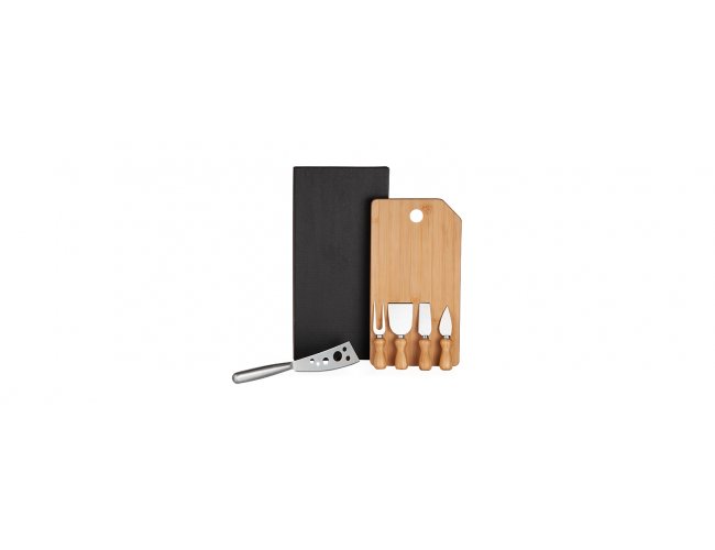 CONJ PARA QUEIJO EM BAMBU INOX OREGON 6 PCS 19515 308