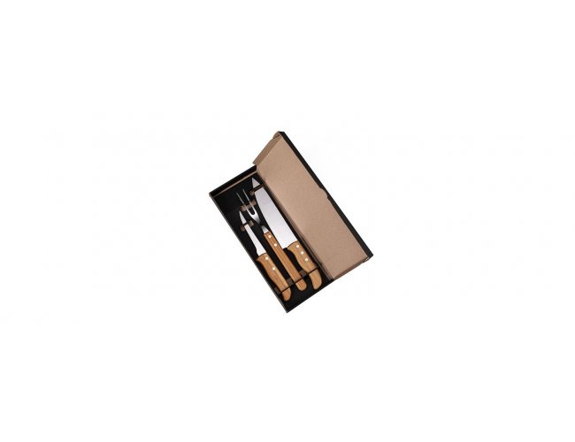 Kit De Facas Com Tamanho 8", 5" E Garfo - 3 Ps