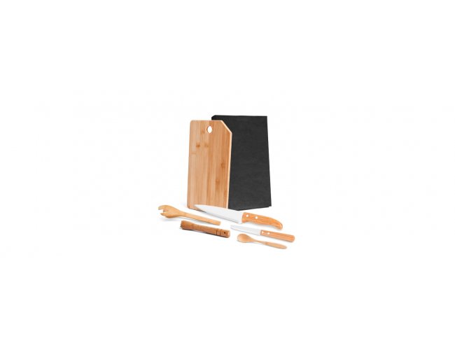 Kit Para Bar Em Madeira / Bambu Mnaco - 6 Ps