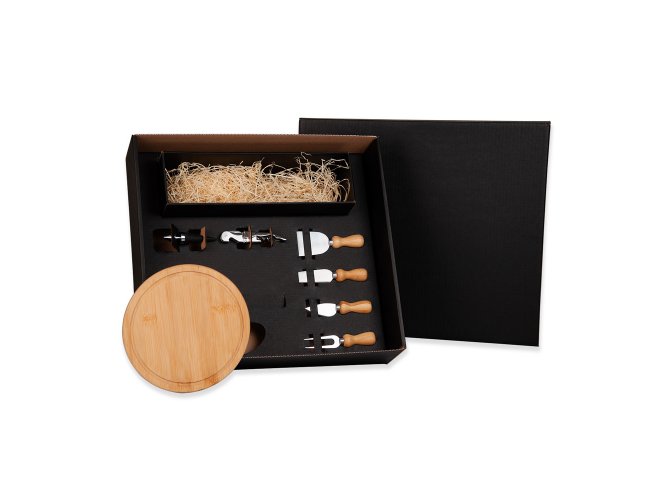 Kit Queijo E Vinho - 7 Ps - No Acompanha Garrafa