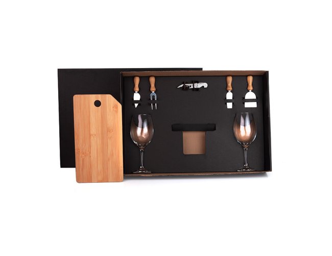 Kit Queijo E Vinho - 8 Ps