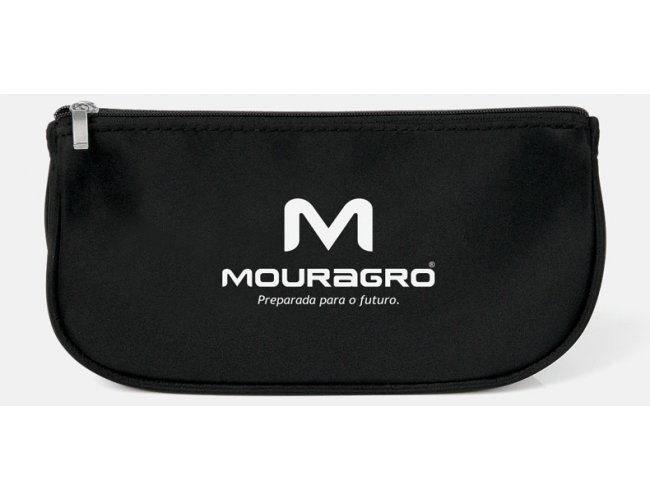 Necessaire Preta Em Microfibra