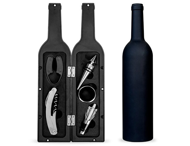 KIT PARA VINHO XADREZ 4PC  Kit para vinho, Presentes, Acessórios