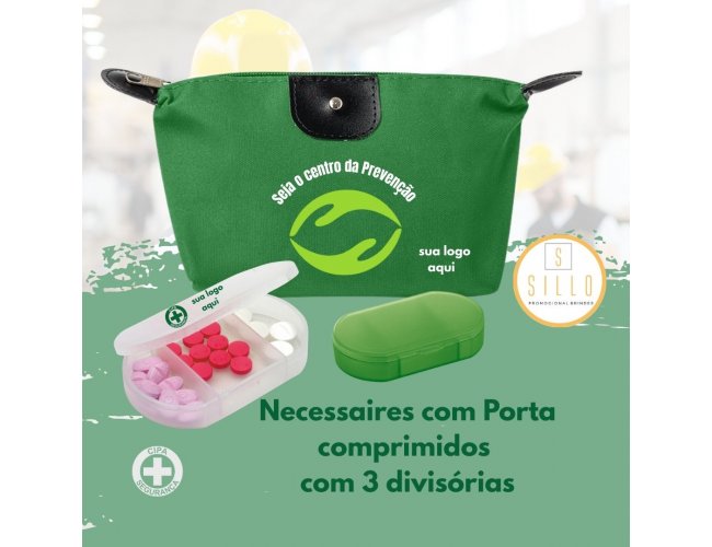 Sipat- Necessaire com porta comprimidos