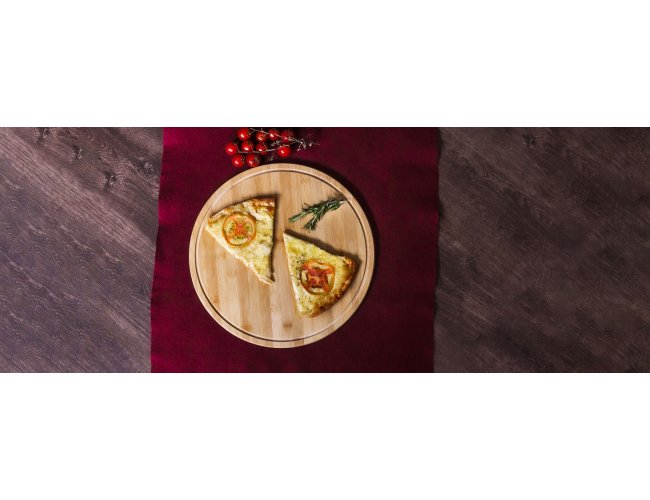 Tbua Para Pizza Em Bambu Supreme - 35 Cm